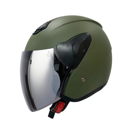 SW 733 Mat Yeşil Yarım Kask