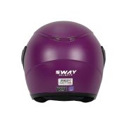 SWAY SW 733 Mürdüm Yarım Kask - Görsel 3