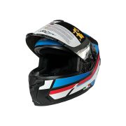SWAY SW 820 AIX Black Red White Full Face - Görsel 3