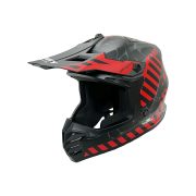 SWAY SW 618 ALERT Matt Black Red Çocuk Cross Kaskı - Görsel 2