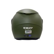 SW 733 Mat Yeşil Yarım Kask - Görsel 2