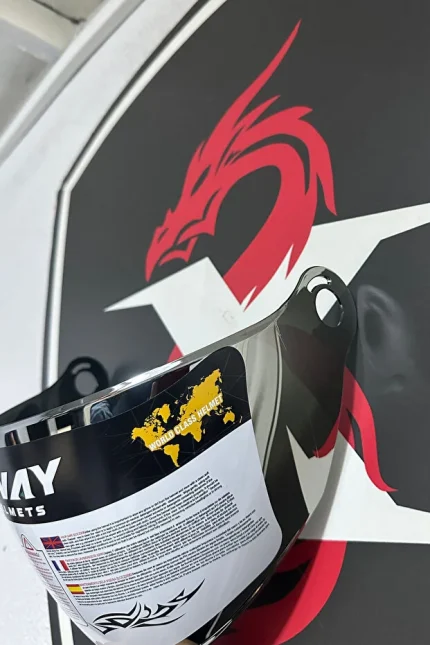 Sway 765 Yarım Kask Camı Ayna Vizör